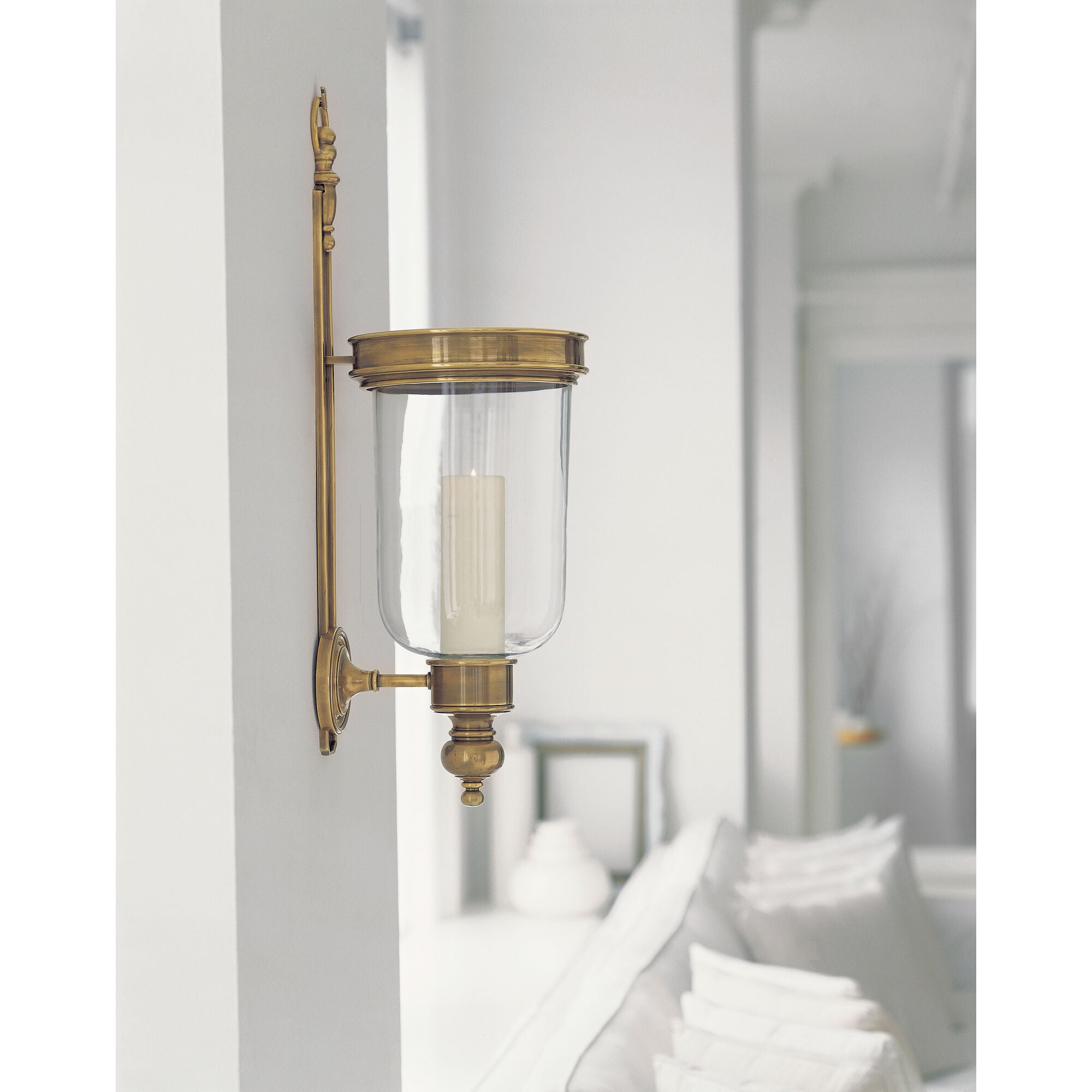 Chapman & Myers Georgian Hurricane Large Wall Sconce